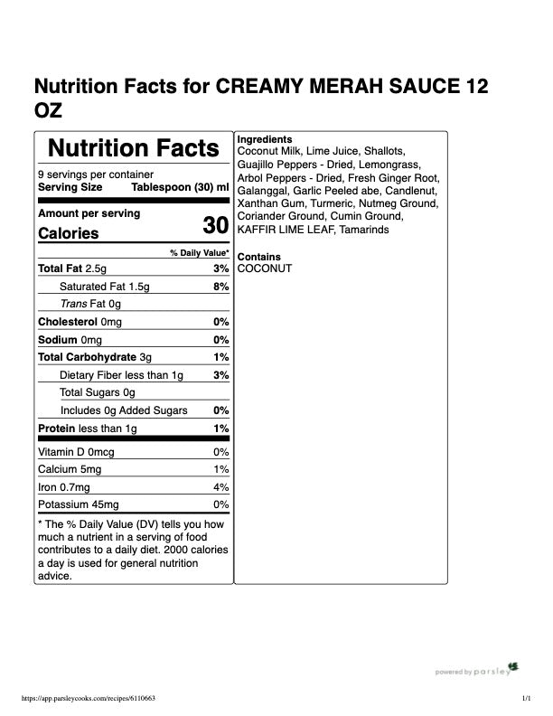 Creamy Nutmeg Guajillo