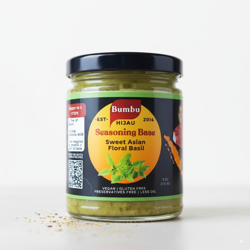 Bumbu Hijau floral basil